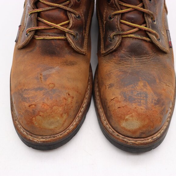 Red Wing Logger 4420 Men\'s 9.5 D Brown Leather Steel Toe Waterproof Work Boots main image 9